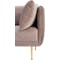 Esme 3 Seater Sofa - Blush (Velvet) - 7