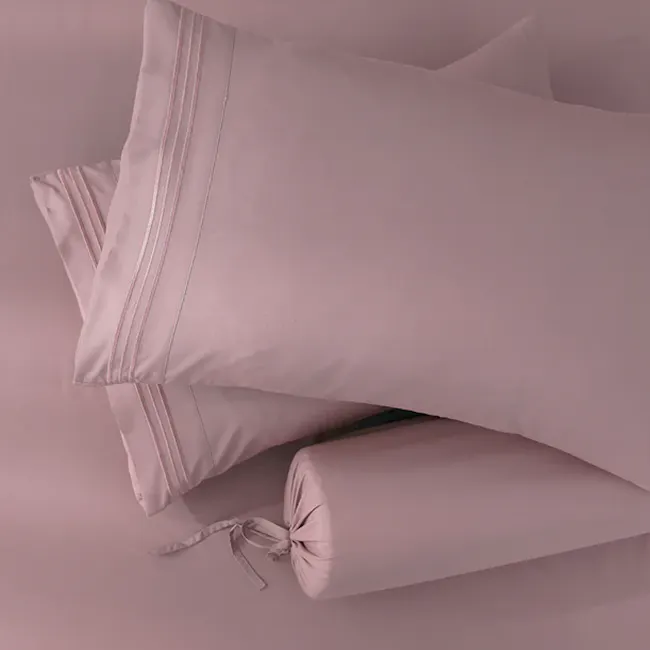 Robinsons Silky Soft Embroidered Microfibre Fitted Sheet Set Core Collection - Orchid Pink (4 Sizes) - 2
