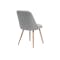 Irma Extendable Table 1.6-2m with 4 Lana Dining Chairs in Pale Grey and Wheat Beige - 10