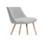 Irma Extendable Table 1.6-2m with 4 Lana Dining Chairs in Pale Grey and Wheat Beige - 12