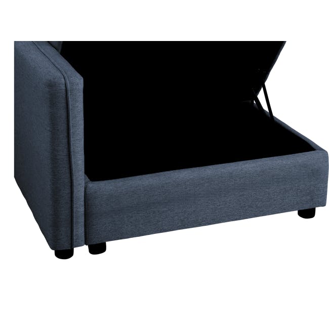 Cameron 4 Seater Storage Sofa - Denim - 50