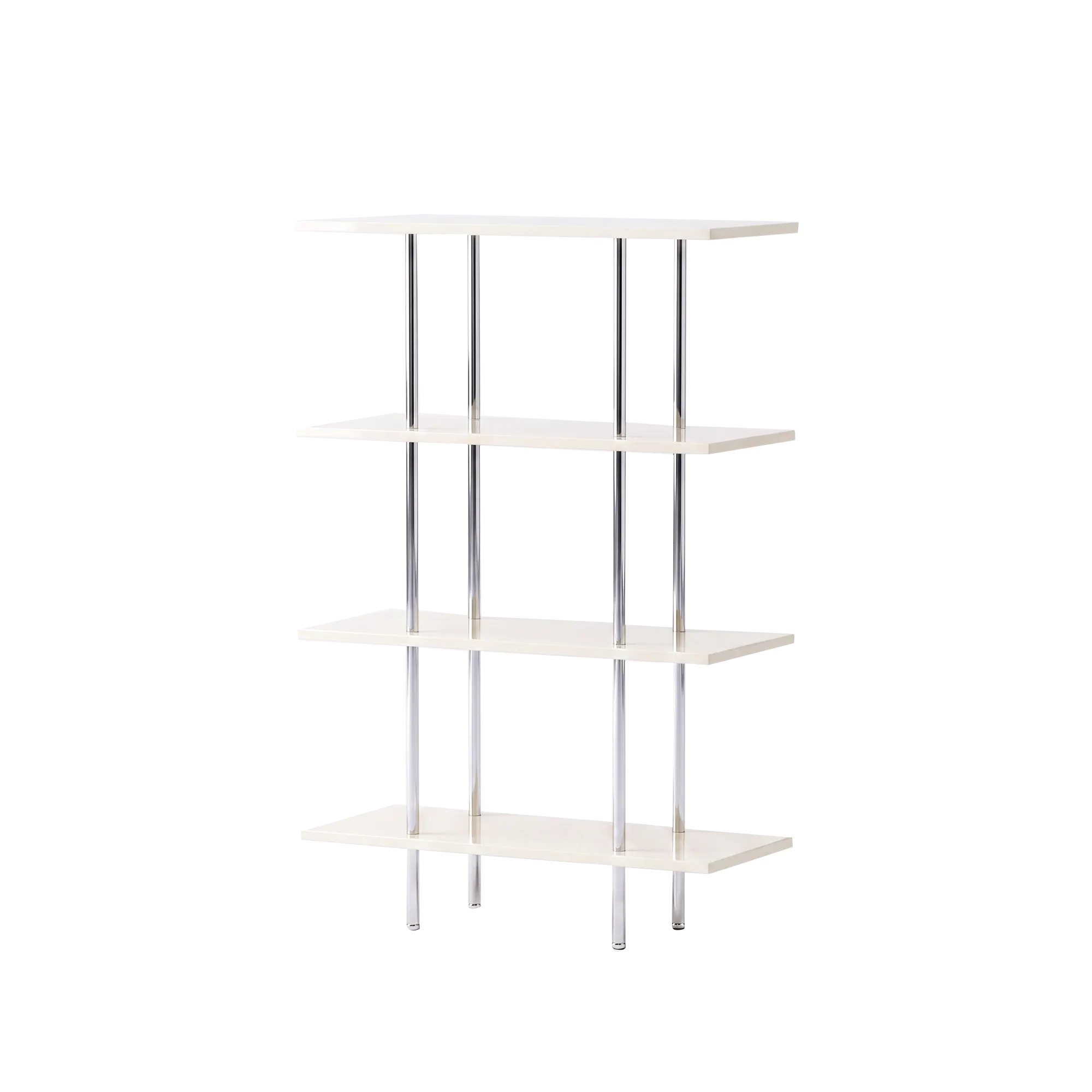 Bauhaus 4-Tier Display Shelf - Ivory