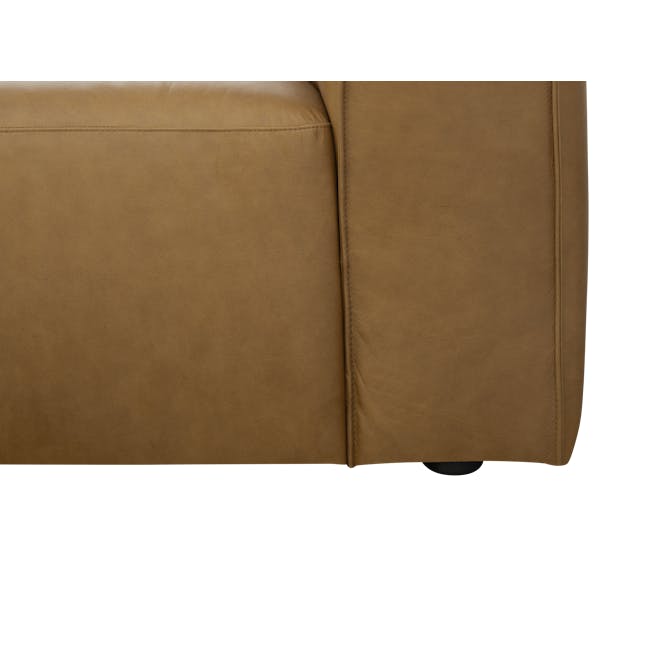 Antonio 3 Seater Sofa - Saddle Tan (Premium Aniline Leather) - 7