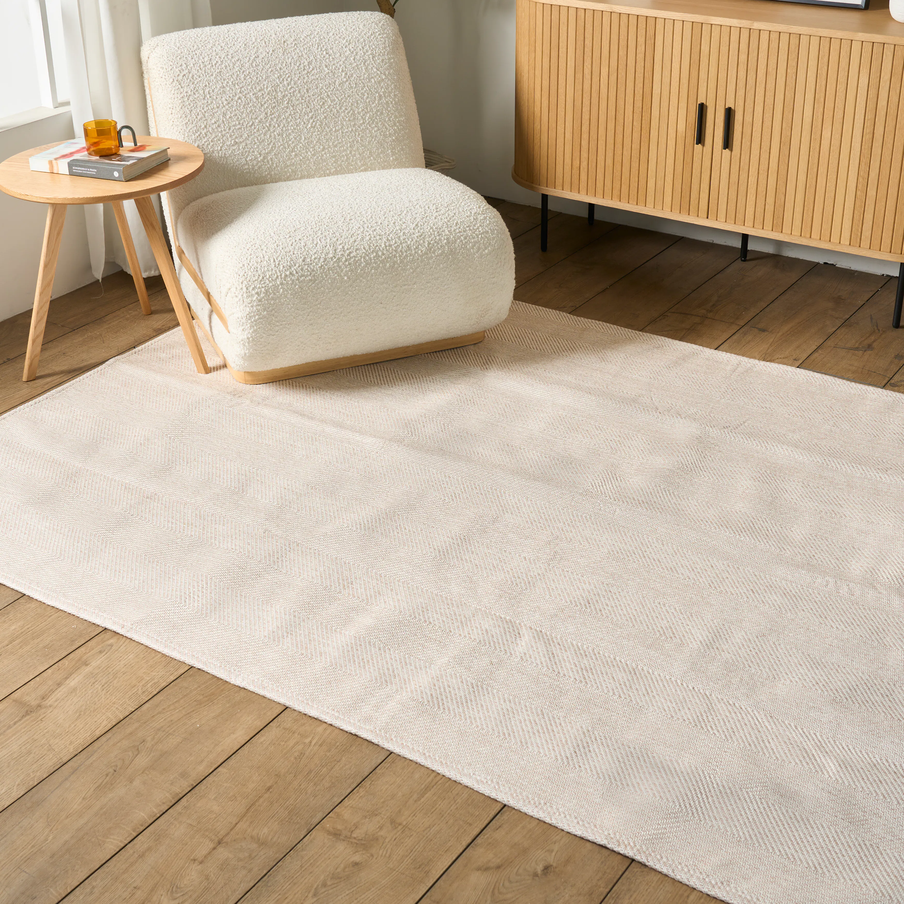 Harris Woven Rug (2 Sizes) - Beige - 7