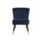 Bianca Lounge Chair - Navy (Velvet) - 0