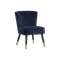 Bianca Lounge Chair - Navy (Velvet) - 1