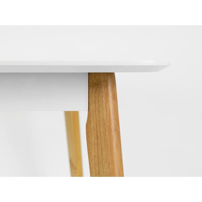 Harold Dining Table 1.2m - Natural, White - 3