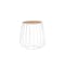 Gwyneth Round Side Table - Natural, White
