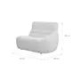 Tara Right Arm Sofa Unit - Beige - 7