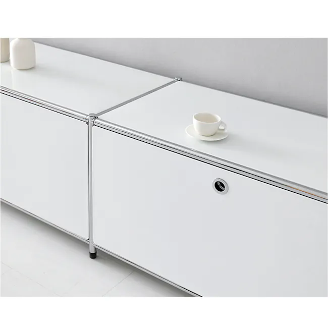 Cusso Stainless Steel 1x2 Cabinet - Pure White - 6