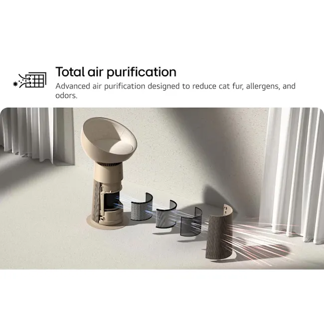 LG PuriCare™ AeroCat Tower Air Purifier (AF25CATM) - 9