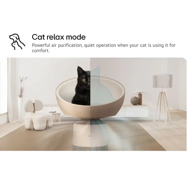 LG PuriCare™ AeroCat Tower Air Purifier (AF25CATM) - 10
