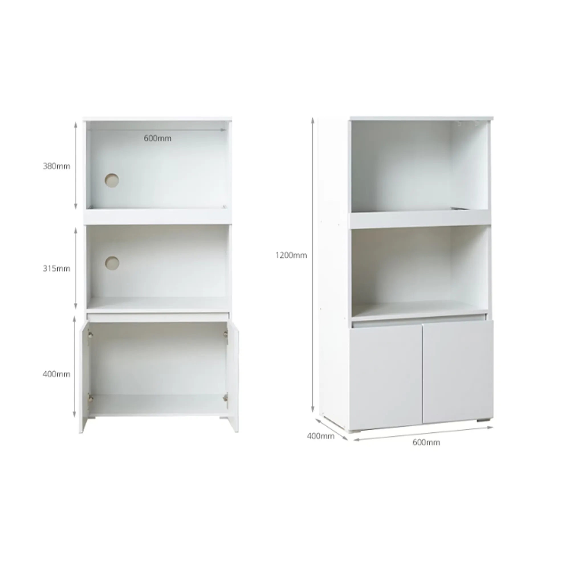(As-is) Muse Kitchen Cabinet 0.6m - Walnut - 2 - 10