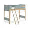 Natty Boori Single Loft Bed - Blueberry & Almond