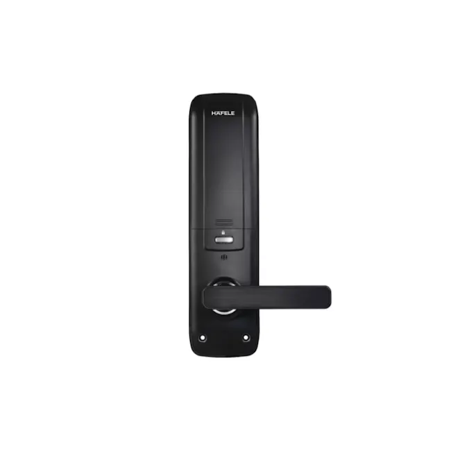Hafele Gate + Door Lock Bundle: EL7800 + GL6600 - 3 - Black Hafele door lock, sleek design, modern security, electronic