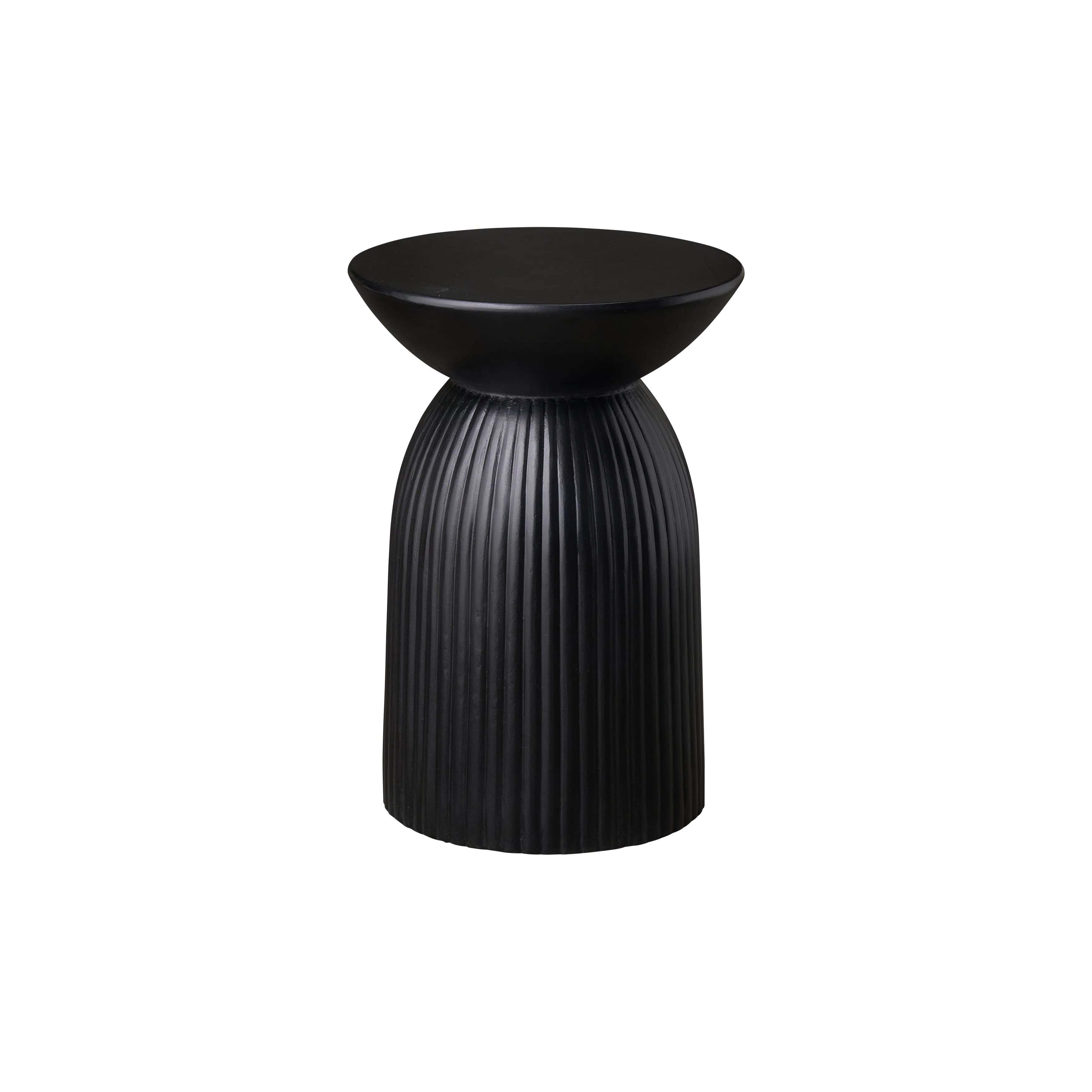 Sola Concrete Side Table - Black