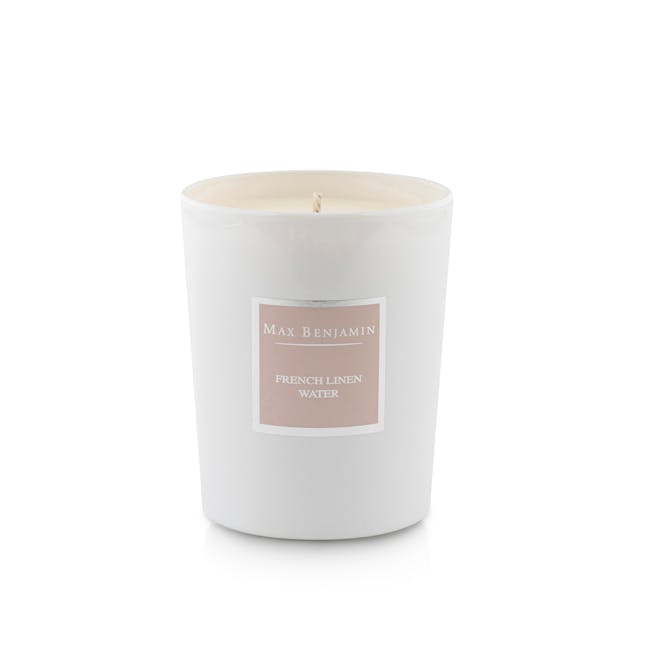 Max Benjamin French Linen Water Candle - 0
