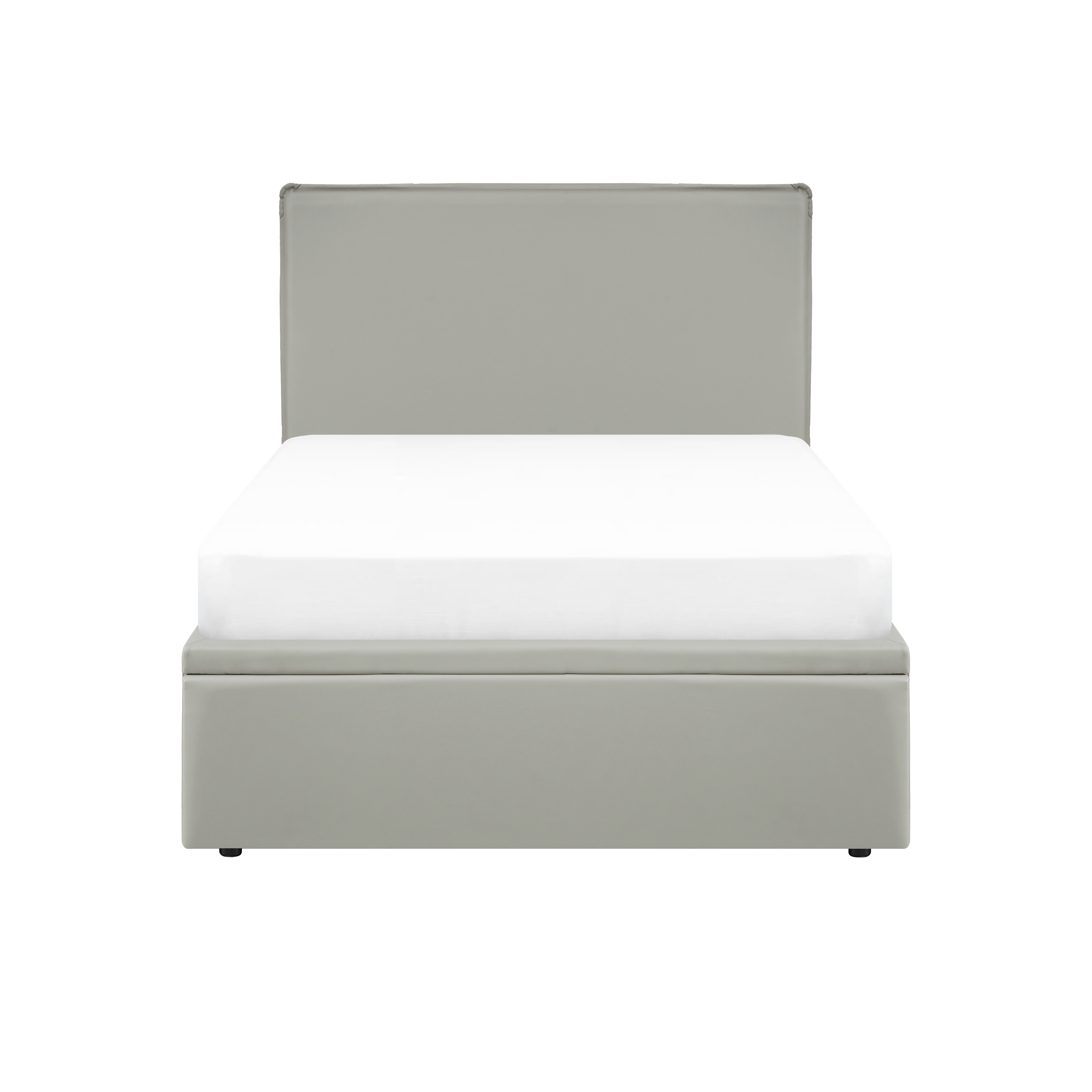 Arthur Super Single Storage Bed - Oslo Grey (Faux Leather)