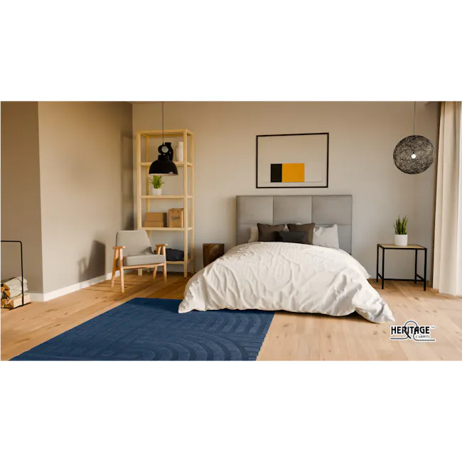 Cocoon High Pile Rug - Navy Lanes (2 Sizes) - 8