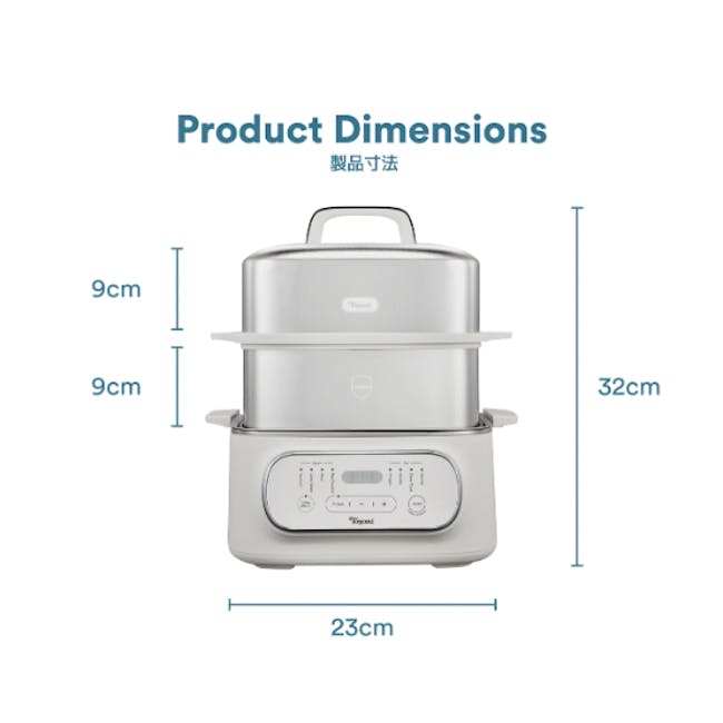 Toyomi Multi-Function Electric Stackable Steamer ST 2318 - 8