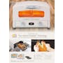 Aladdin Graphite Grill & Toaster Oven - Pink - 5