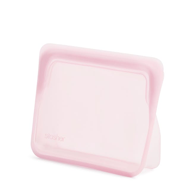 Stasher Reusable Silicone Bag - Stand-Up Mini - Rainbow Pink - 7