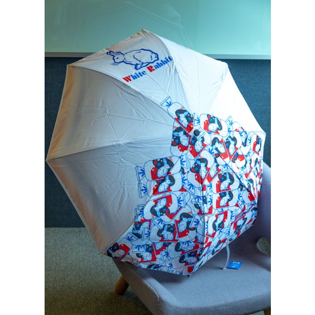 White Rabbit Reverse Folding Umbrella - 4