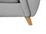 Jordyn 3 Seater Sofa with Adjustable Headrest - Light Grey (Pet Friendly) - 9