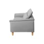 Jordyn 3 Seater Sofa with Adjustable Headrest - Light Grey (Pet Friendly) - 6