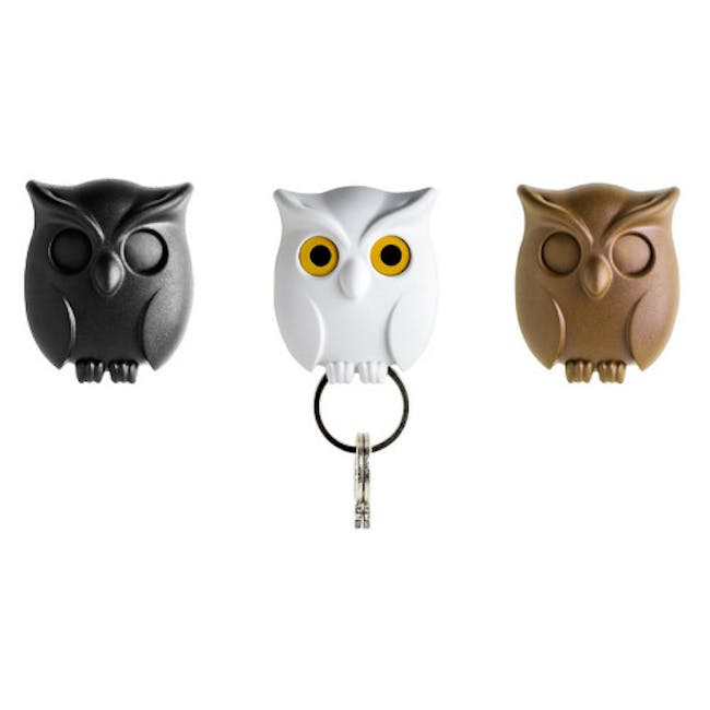 Night Owl Key Holder - White - 1