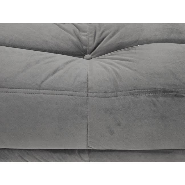 Hayward 1 Seater Low Sofa - Warm Grey (Velvet) - 8