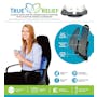 True Relief Double Wing Back & Lumbar Support - Calming Blue - 6