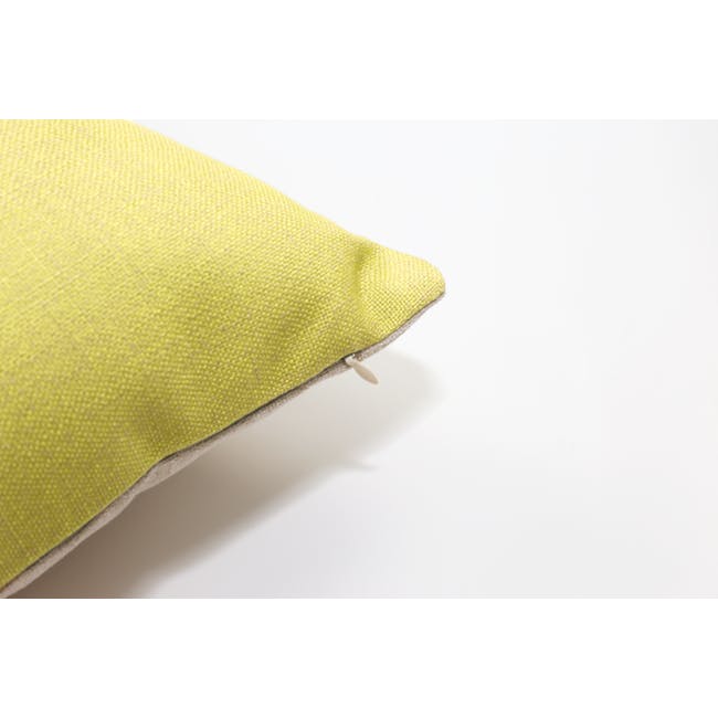 Throw Linen Cushion - Yellow - 1