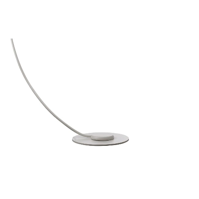 Flinn Floor Lamp - White - 3 - Sleek, modern pendant light fixture, Minimalist pendant lamp design, Elegant ceiling light
