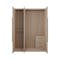 Lucca 3 Door Wardrobe 7 - Herringbone Oak