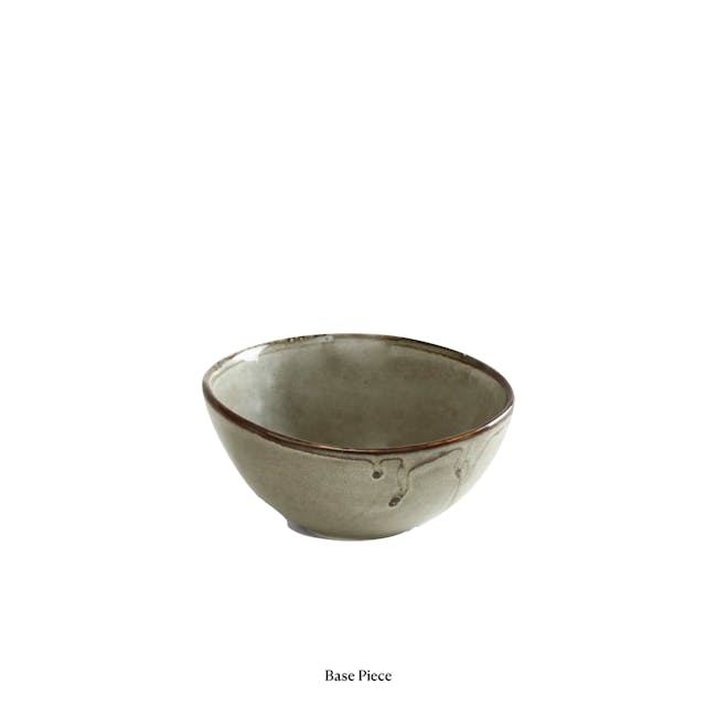 Base Piece Natón 4.75” Rice Bowl - Grey - 4