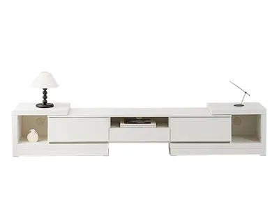 Derelle Extendable TV Console 1.6m-2.4m - White