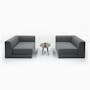 Abby 4 Seater Lounge Sofa - Granite - 1