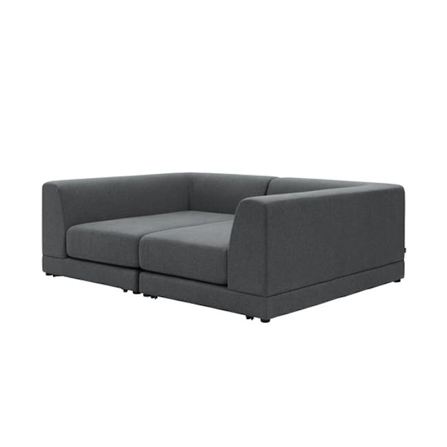 Abby 4 Seater Lounge Sofa - Granite - 3