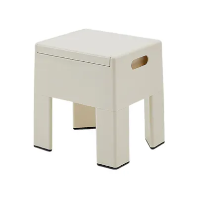 Venda Storage Stool - Ivory