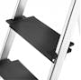 Hailo L100 Aluminium 4 Step Folding Ladder - 10