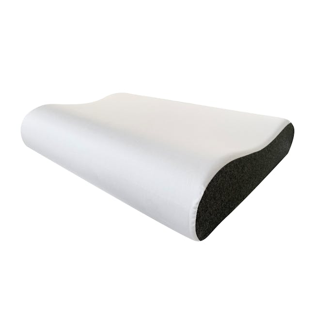 Intero Bamboopro Visco Air Charoal Memory Foam Pillow - Firm Contour - 3