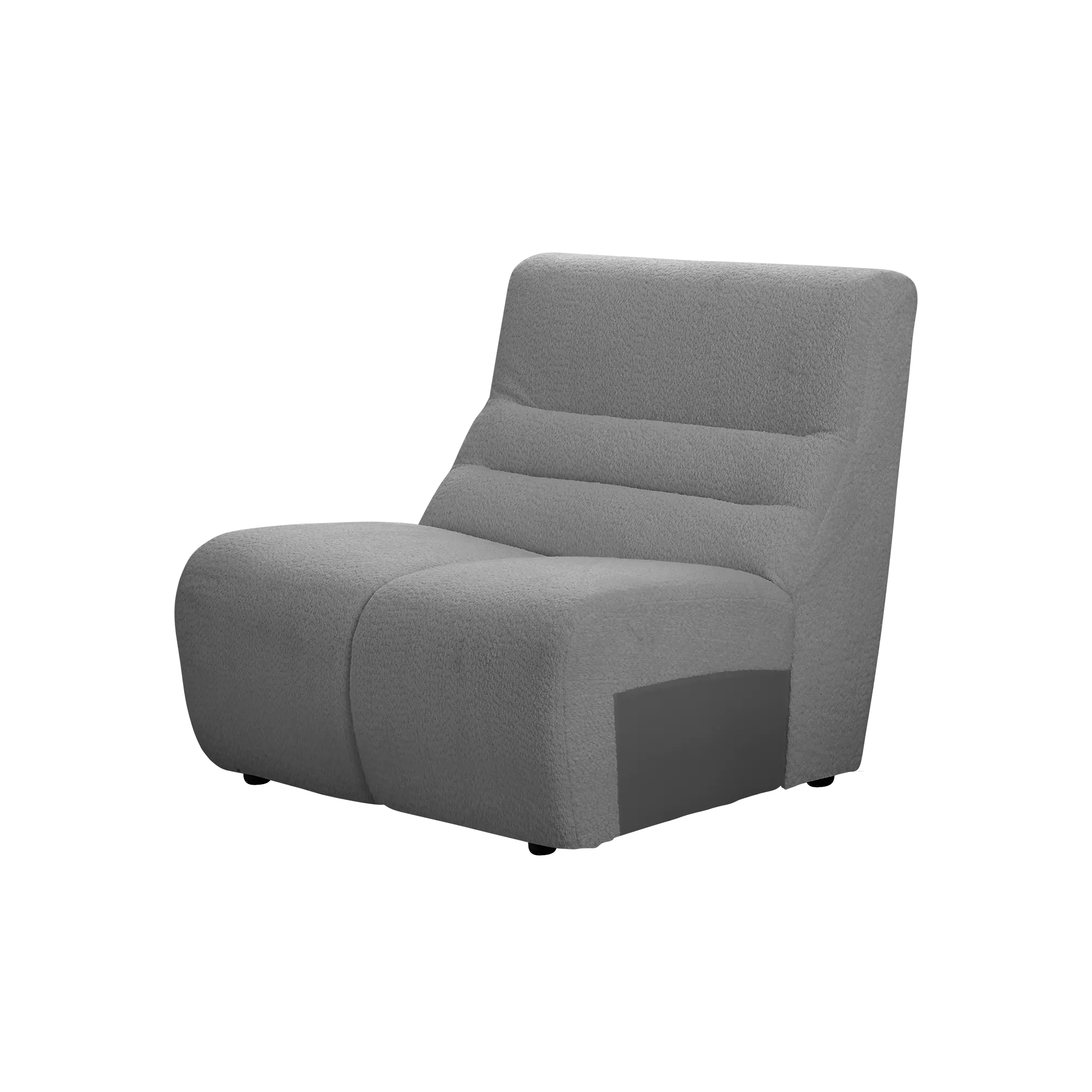 Tara 4 Seater Corner Extended Sofa - Dark Grey - 15