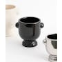 Trophy Ceramic Pot - Glossy Black - 2