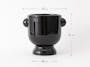 Trophy Ceramic Pot - Glossy Black - 5
