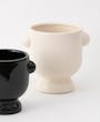 Trophy Ceramic Pot - Glossy Black - 4
