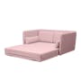 Greta 2 Seater Sofa Bed - Dusty Pink - 2
