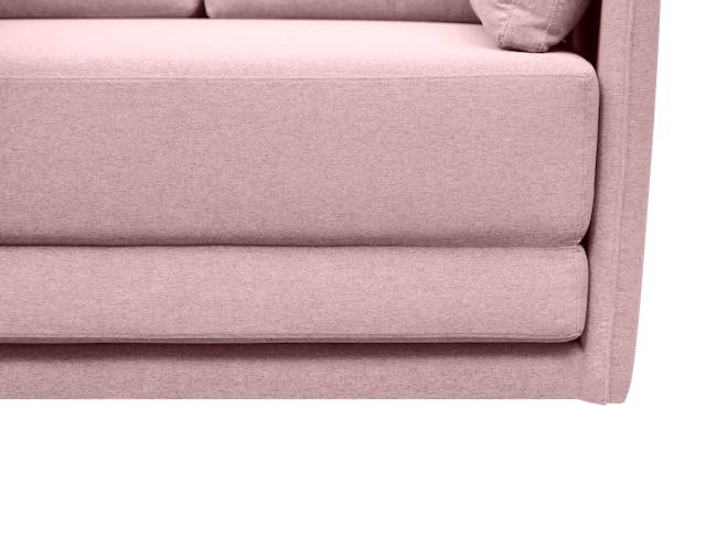 Greta 2 Seater Sofa Bed - Dusty Pink - 7