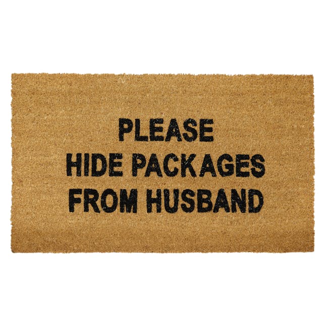 Hide Packages Coir Door Mat - 0