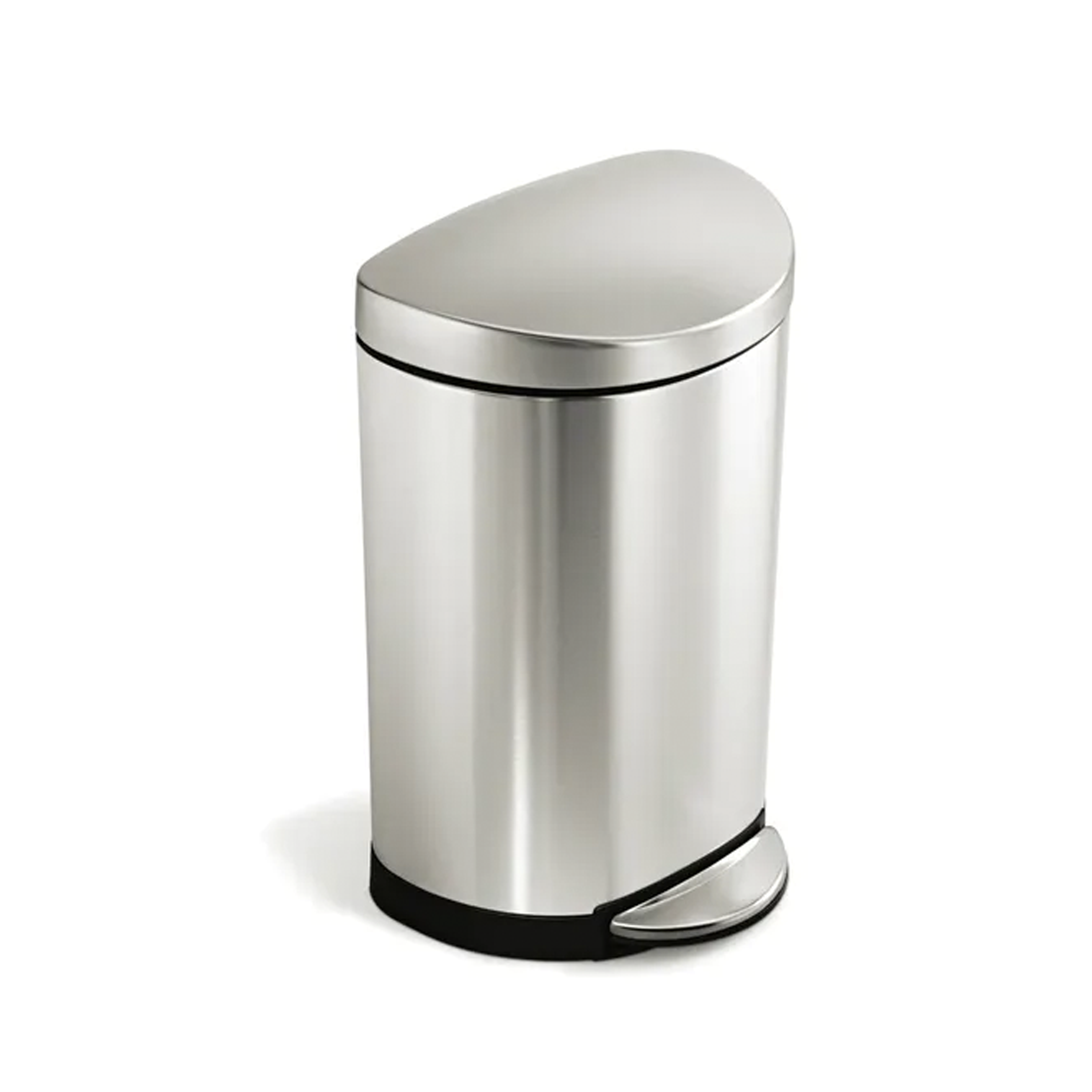 simplehuman Semi-Round Step Bin 10L - Silver
